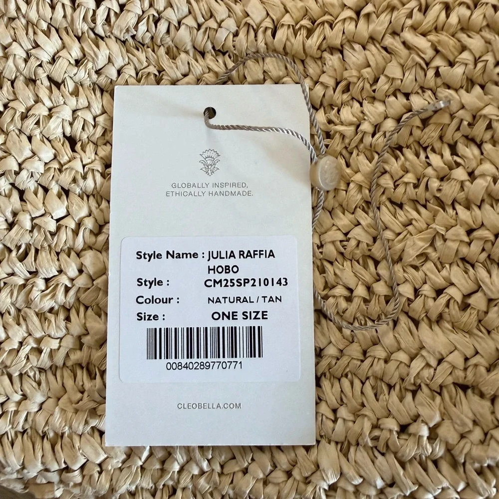 Cleobella Tan Woven Hobo Bag - Picture 5 of 5